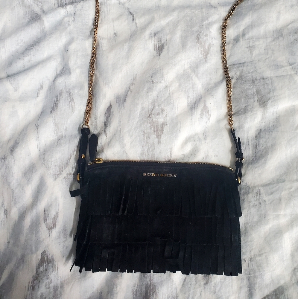 Burberry Peyton fringe crossbody